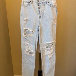 NWT PacSun High Rise Straight 90s Jeans, Size 24